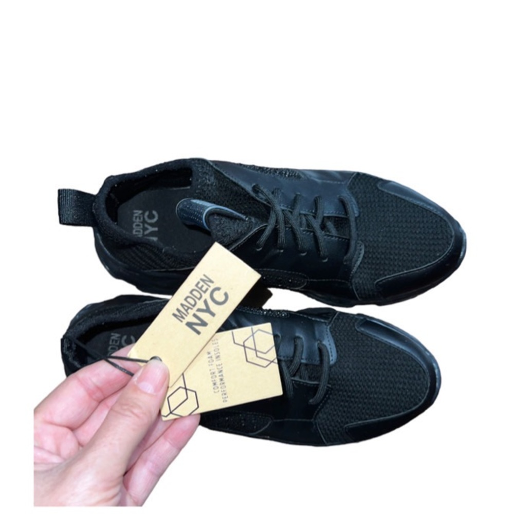 MADDEN NYC WOMEN’S RHINESTONE ATHLETIC SNEAKERS 👟 - Picture 3 of 10